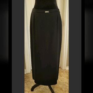 Nygard Long Elegant Black Skirt Size 10